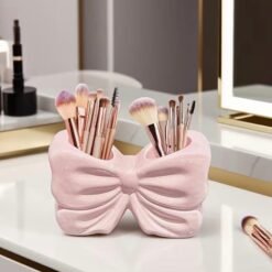 Alternative view of Bow Shape Makeup Brushes Holder Heavy Qaulity