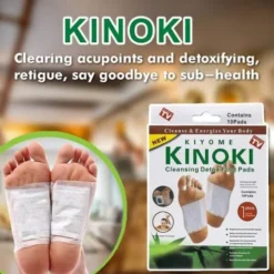 10 Pcs Kinoki Cleansing Toxins Remover Detox Foot Patches Adhesive Pads Kit