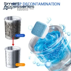 Alternative view of 12 Pcs Washing Machine Cleaning Tablet