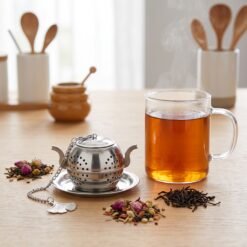 Alternative view of Premium Stainless Steel Novelty Tea Infuser (Mini Teapot Shape & Tea House Shape) (Buy 1 Get 1 Free)